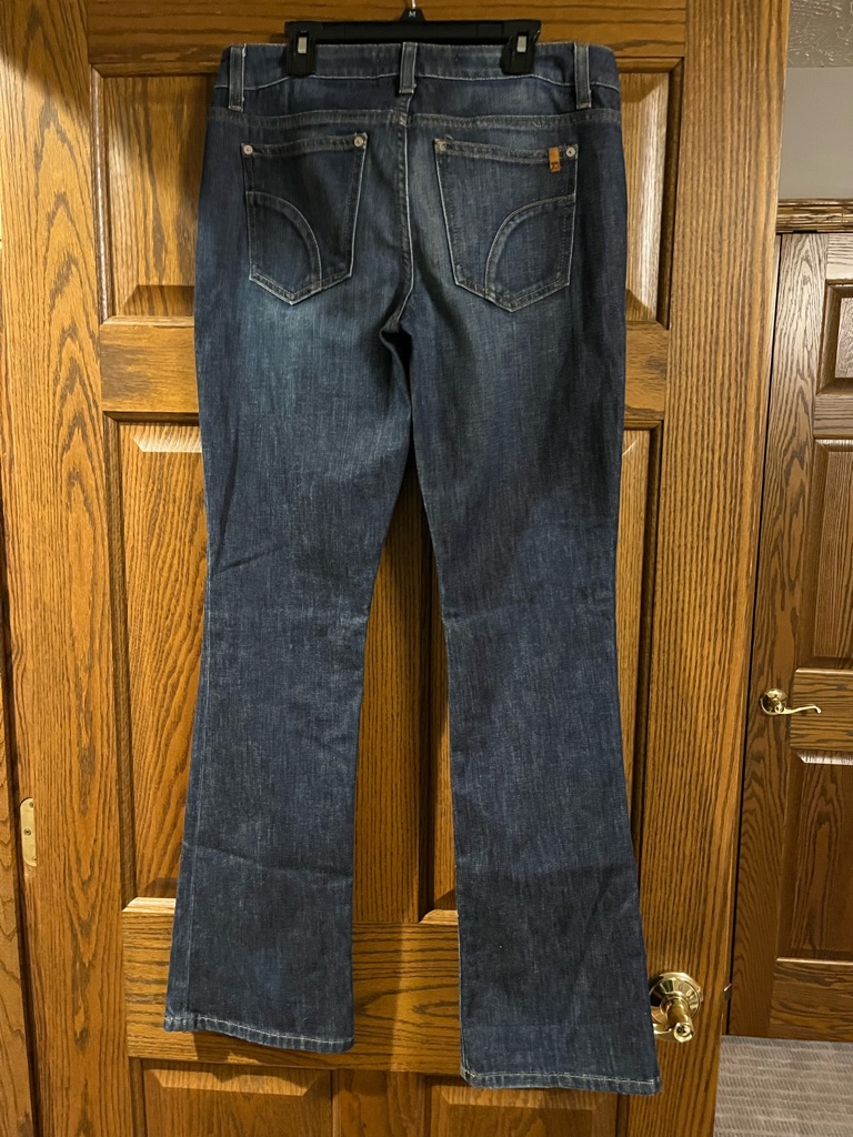 Joe's Jeans Dark Blue Flared Women's Jeans Size 10 Honey Fit
